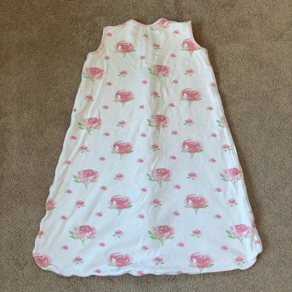 MAMA CHEETAH Set of 3 Baby Girl Various Tog Organic Floral & Heart Sleep Sacks - Picture 6 of 10